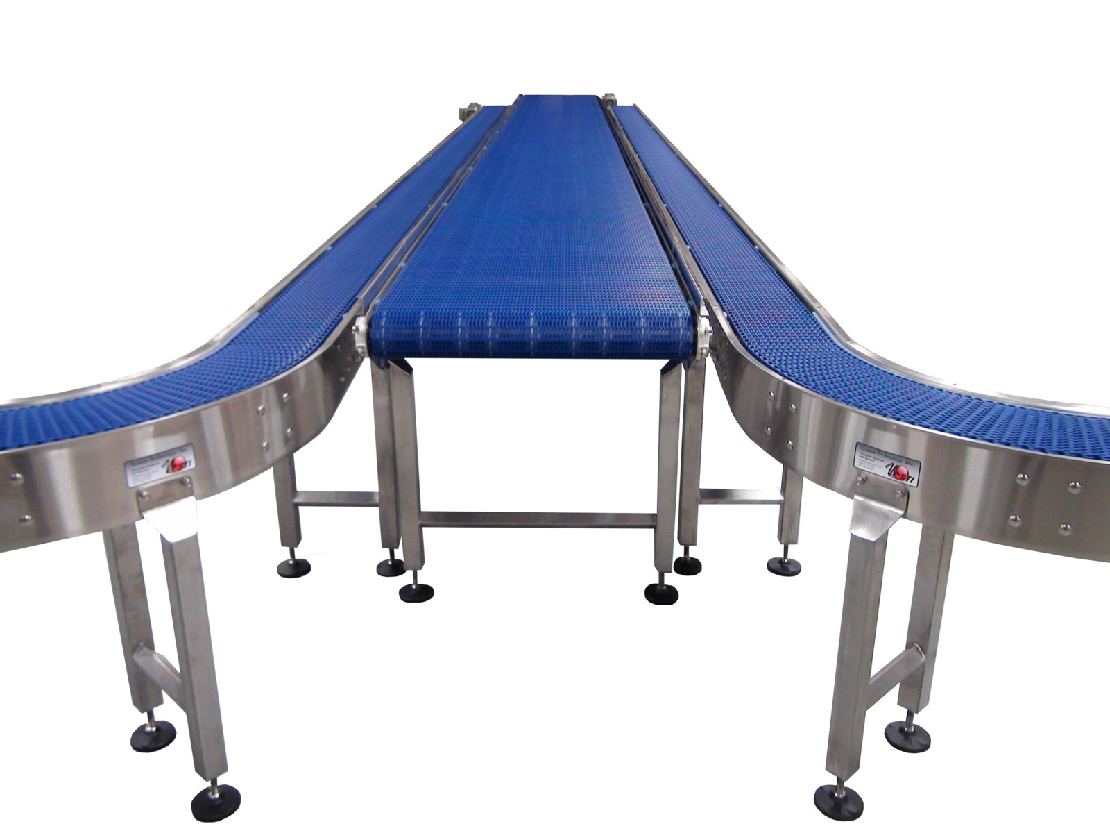 Modular plastic belt conveyor